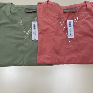 Chicos short sleeve tees -2
